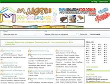 Tablet Screenshot of maison.bio-ecologique.com